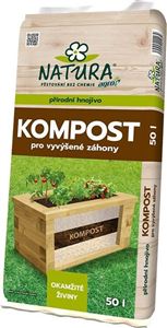  Kompost  NATURA pro vyvýšené záhony 50 l