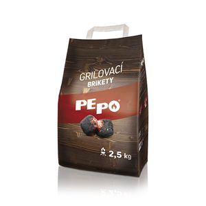 Grilovací brikety  PE-PO - 2,5 kg