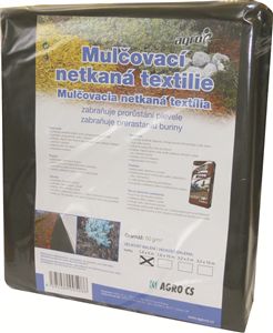 Netk. textilie JUTA černá - 3,2x5m