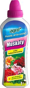Kapalné hnojivo AGRO  MUŠKÁTY 1 l   NEW