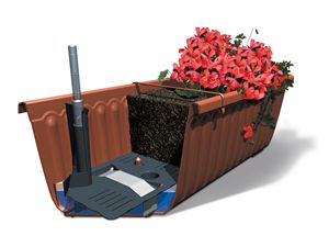 Truhlík samozavlažovací SIESTA 40 cm terakota
