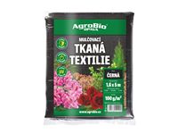 Tkaná AGROBIO textilie 1,6x5 m černá