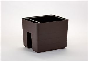 Truhlík BERBERIS na zábradlí - čokoláda